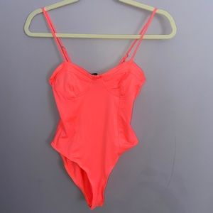Forever 21 Neon Pink Bodysuit